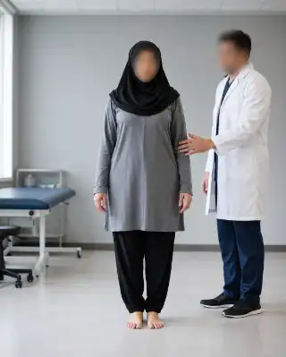 Patient Balance Problem Assessment in Clinical Setting Medical Photo